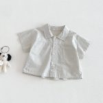 【73-100cm】セットアップ ベビー 男の子 韓国風 シンプル 無地 - 画像 (6)