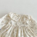 【66-90cm】ロンパース ベビー 女の子 韓国風 プリンセス 小花柄 - 画像 (9)