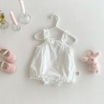 【66-90cm】ロンパース ベビー フリル キャミ おしゃれ - 画像 (10)
