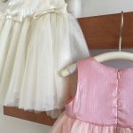 【73-100cm】ワンピース  ベビー 女の子 韓国風 蝶結び チュール - 画像 (11)