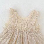 【66-100cm】ドレスロンパース ベビー フリル チュール - 画像 (11)