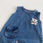 【66-90cm】オールインワン デニム ノースリーブ - 画像 (11)