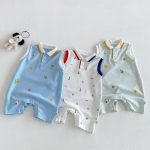 【66-90cm】ロンパース ノースリーブ カートゥーン 可愛い ベビー服 - 画像 (11)