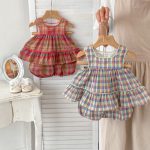 【73-100cm】セットアップ ベビー おしゃれ チェック柄 お出かけに - 画像 (7)