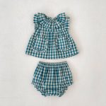 【73-110cm】セットアップ ベビー 女の子 かわいい チェック - 画像 (7)