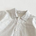 【73-100cm】セットアップ ベビー 男の子 韓国風 シンプル 無地 - 画像 (8)