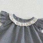 【73-100cm】シャツ or レギンス ベビー 女の子 チェック フリルスリーブ - 画像 (8)