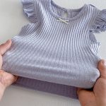 【66-90cm】セットアップ Tシャツ＆サロペット ベビー 小花柄 フリルスリーブ - 画像 (8)