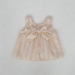 【73-110cm】セットアップ ベビー 女の子 カラフル ストライプ - 画像 (9)