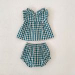 【73-110cm】セットアップ ベビー 女の子 かわいい チェック - 画像 (8)