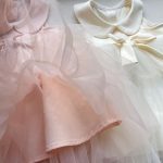 【73-100cm】ワンピース ベビー 女の子 韓国風 多層チュール 丸襟 - 画像 (14)