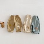 【73-120cm】パンツ ムーン柄 カジュアル 履きやすい ボトムス