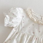 【66-90cm】2点セット ロンパース ベビー 花柄 レース - 画像 (9)