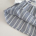 【73-100cm】セットアップ ベビー 女の子 チェック フリルスリーブ - 画像 (10)