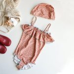 【80-130cm】水着 ドット フリル 可愛い 女の子 スイムウェア - 画像 (7)