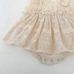 【66-100cm】ドレスロンパース ベビー フリル チュール - 画像 (15)