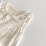 【66-90cm】ロンパース  ベビー ノースリーブ くま刺繍 - 画像 (11)