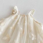 【73-100cm】ワンピース 蝶結び メッシュ 女の子 おしゃれ - 画像 (6)