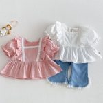 【73-120cm】ブラウス プリンセス シンプル 可愛い 女の子