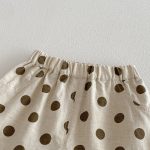 【73-100cm】ブラウス or ドットショートパンツ ベビー 女の子 コットン ジャガード - 画像 (11)