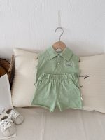 【73-100cm】セットアップ ベビー ポロネック ノースリーブ - 画像 (12)