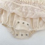 【66-100cm】ドレスロンパース ベビー フリル チュール - 画像 (16)