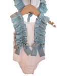 【90-140cm】水着 リボン フリル 可愛い 女の子 スイムウェア - 画像 (7)
