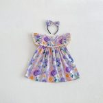 【66-140cm】ロンパース or ワンピース ベビー 女の子 フリルワッフル - 画像 (4)