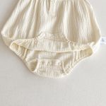 【66-90cm】ロンパース  ベビー ノースリーブ くま刺繍 - 画像 (13)