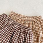 【66-100cm】セットアップ ベビー チェック フリル トップス＆パンツ - 画像 (16)
