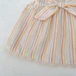 【73-110cm】セットアップ ベビー 女の子 カラフル ストライプ - 画像 (12)