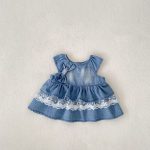 【66-100cm】セットアップ ベビー デニム レース トップス＆ブルマ - 画像 (11)