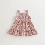 【90-140cm】ワンピース 女の子 おしゃれ 花柄 レトロ - 画像 (4)