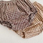 【66-100cm】セットアップ ベビー チェック フリル トップス＆パンツ - 画像 (17)