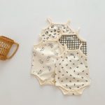 【66-90cm】キャミロンパース ベビー プリント 着心地良い - 画像 (3)