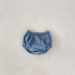 【66-100cm】セットアップ ベビー デニム レース トップス＆ブルマ - 画像 (12)