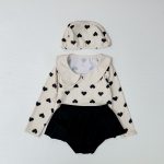 【66-100cm】水着 可愛い ハート スイムウェア - 画像 (6)