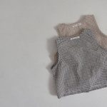 【73-100cm】セットアップ ベビー 韓国風 チェック ベスト＆ショートパンツ - 画像 (12)