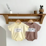 【66-90cm】ロンパース ベビー 半袖 キュート 軽やかな着心地 - 画像 (8)