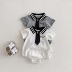 【66-90cm】ロンパース POLO シンプル おしゃれ ベビー服 - 画像 (4)