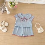 【66-110cm】セットアップ 柔らか 無地 肌に優しい ベビー服 - 画像 (15)