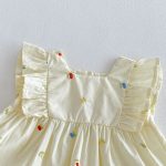 【66-100cm】セットアップ チェリー柄 トップス＆ブルマ - 画像 (13)