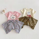 【73-120cm】ボトムス スカート風 チェック 可愛い 女の子 - 画像 (8)