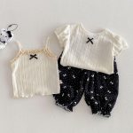 【73-110cm】キャミソールorTシャツorボトムス 蝶結び 女の子 おしゃれ - 画像 (7)
