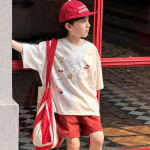 【100-170cm】長袖or半袖Ｔシャツ 男の子 ルーズ 通気性が良い - 画像 (4)