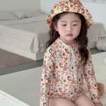 【80-130cm】水着 長袖 UVカット 速乾 海 リゾート - 画像 (5)