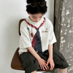 【100-170cm】半袖Tシャツ 男の子 クール ゆったり 合わせやすい - 画像 (5)