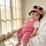 【73-100cm】サロペット ダブル ポケット 無地 カジュアル ベビー服 - 画像 (11)