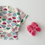 【73-120cm】セットアップ ベビー バルーン＆チーズ＆チューリップ - 画像 (5)