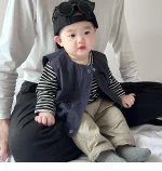 【66-100cm】ベスト or ボーダーシャツ ベビー 男の子 カジュアル - 画像 (16)